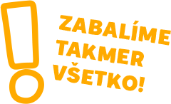 Zabalíme takmer všetko